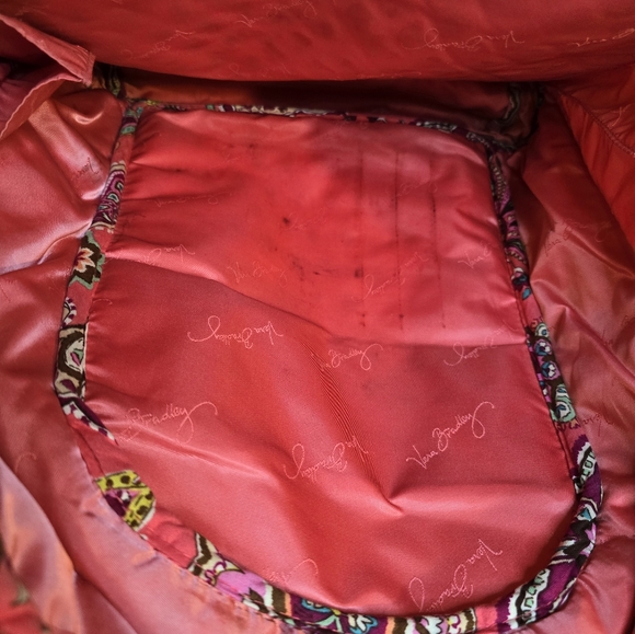 Vera Bradley Pink Paisley Backpack Boho Country Chic Girlhoodcore - Picture 9 of 10